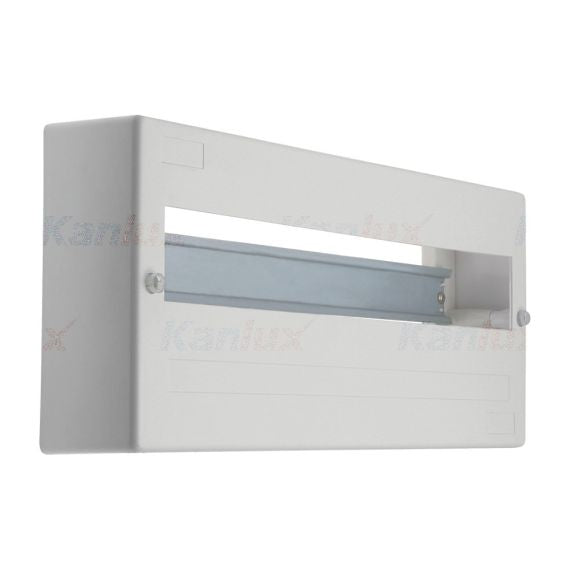 Quadro elettrico di distribuzione a parete serie DB 18 moduli Kanlux Quadro elettrico di distribuzione a parete serie DB 18 moduli Kanlux
